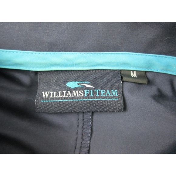 Williams F1 Team Shirt Mens Medium Blue Button Up Formula 1 Racing* - Picture 14 of 16
